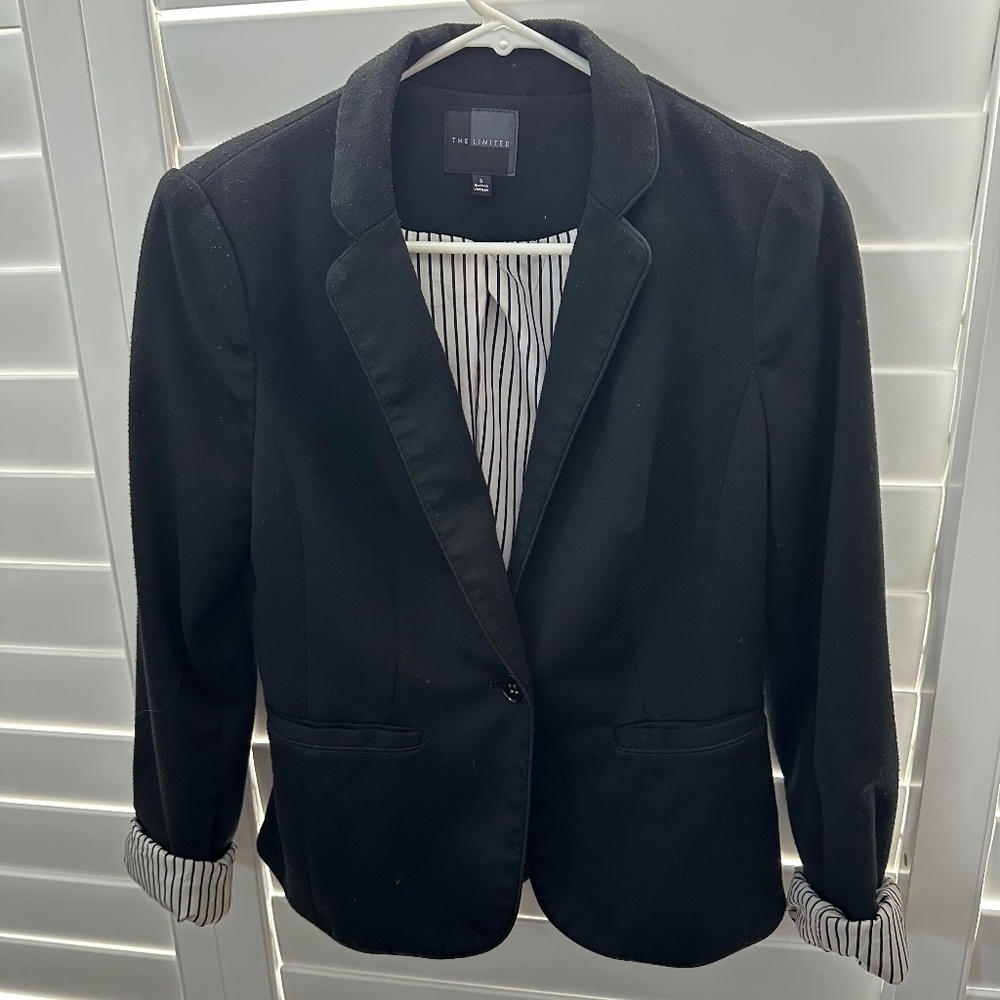 The Limited Black Blazer Used Size S